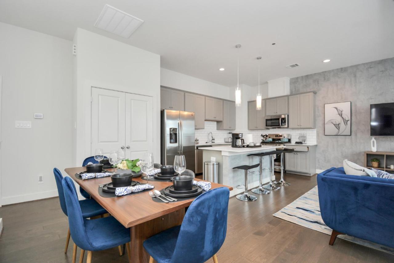 Casa Azure - New Modern 3 Bedroom Med Center, Nrg, Uh Houston Kültér fotó