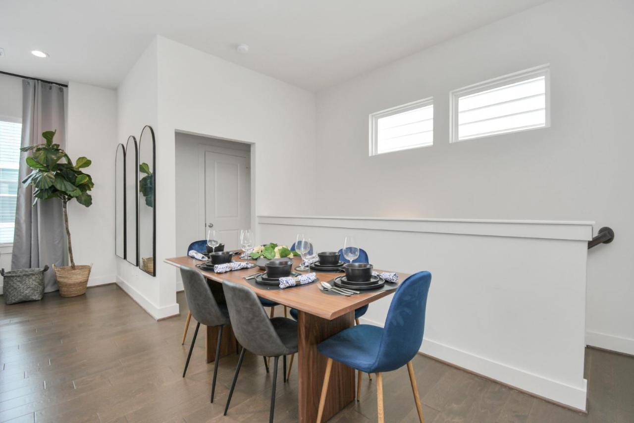 Casa Azure - New Modern 3 Bedroom Med Center, Nrg, Uh Houston Kültér fotó