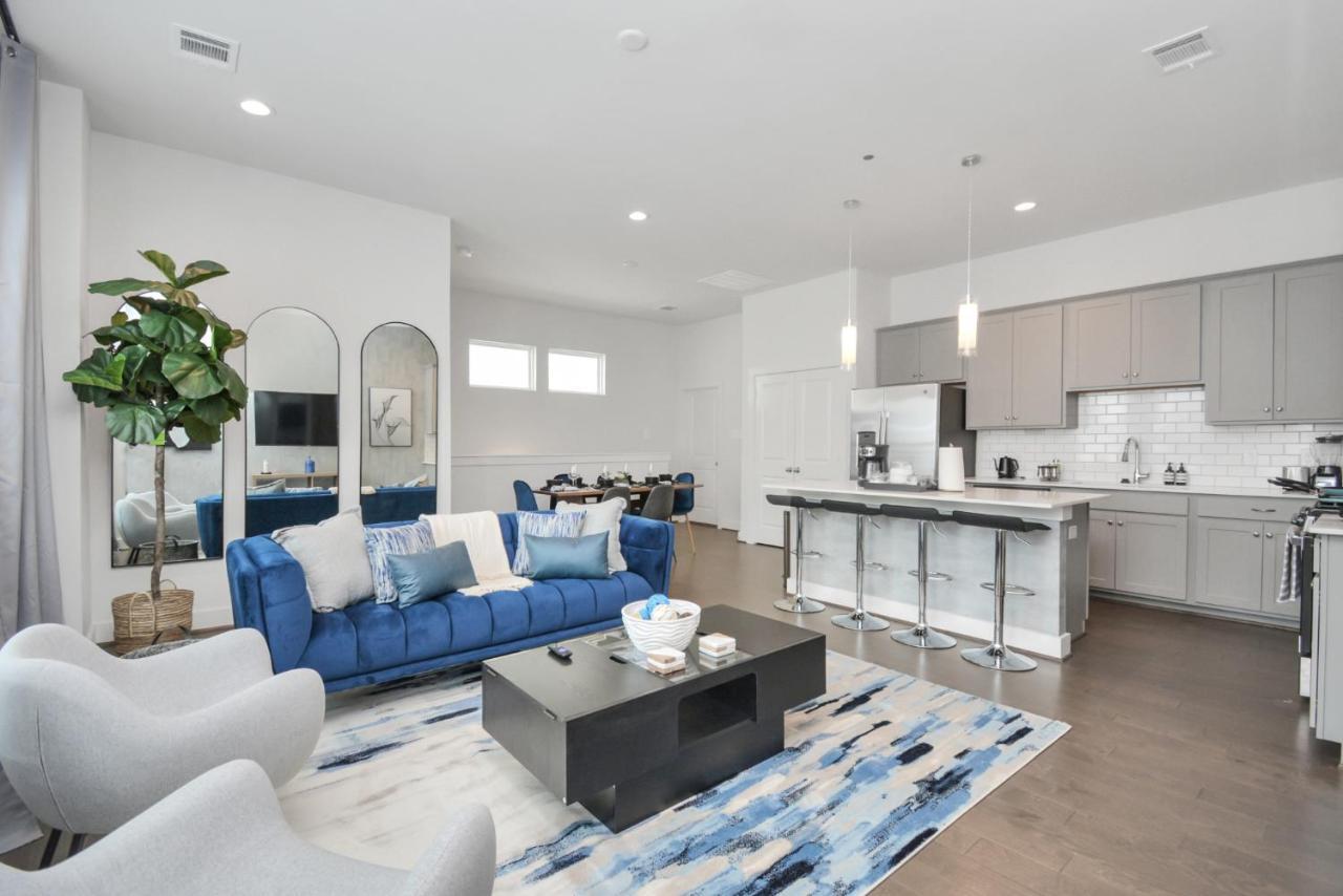 Casa Azure - New Modern 3 Bedroom Med Center, Nrg, Uh Houston Kültér fotó